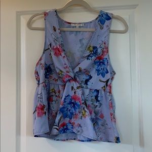 Willow & Clay Floral Tank! Size Small.